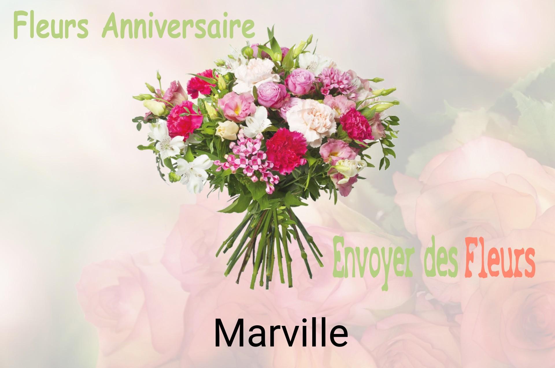 Bouquet de fleurs d’anniversaire livré à Marville